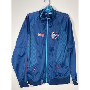 LRG Lifted Research Group Letterman Jacket‎ Lion 2XL Baby Royal True Blue